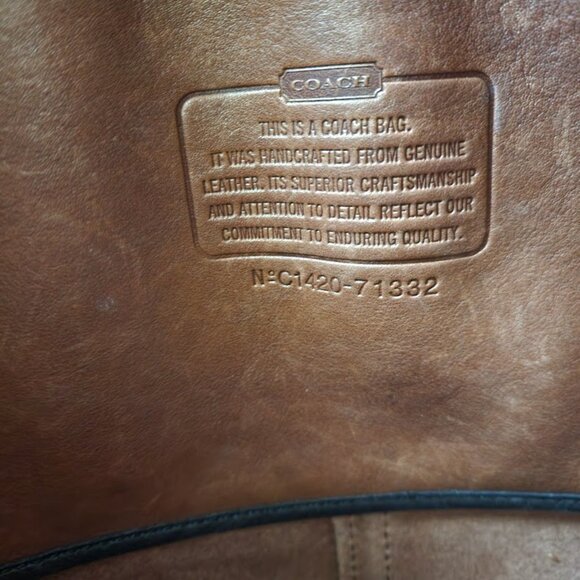 Vintage Coach Large Capacity Tote - Picture 4 of 6